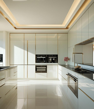 G Shaped Kitchen