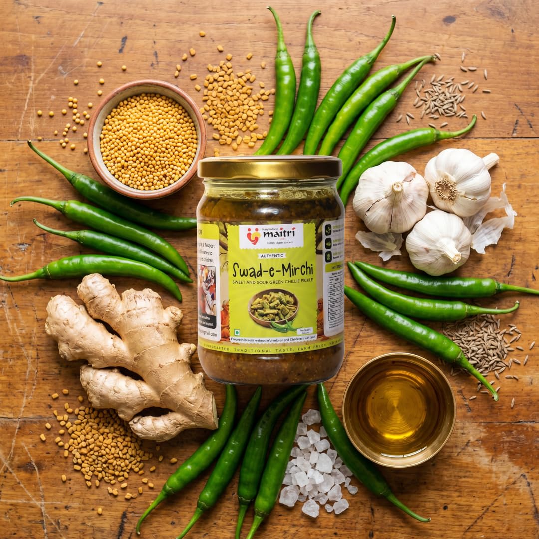 Swad-e-Mirchi Green Chilli Pickle