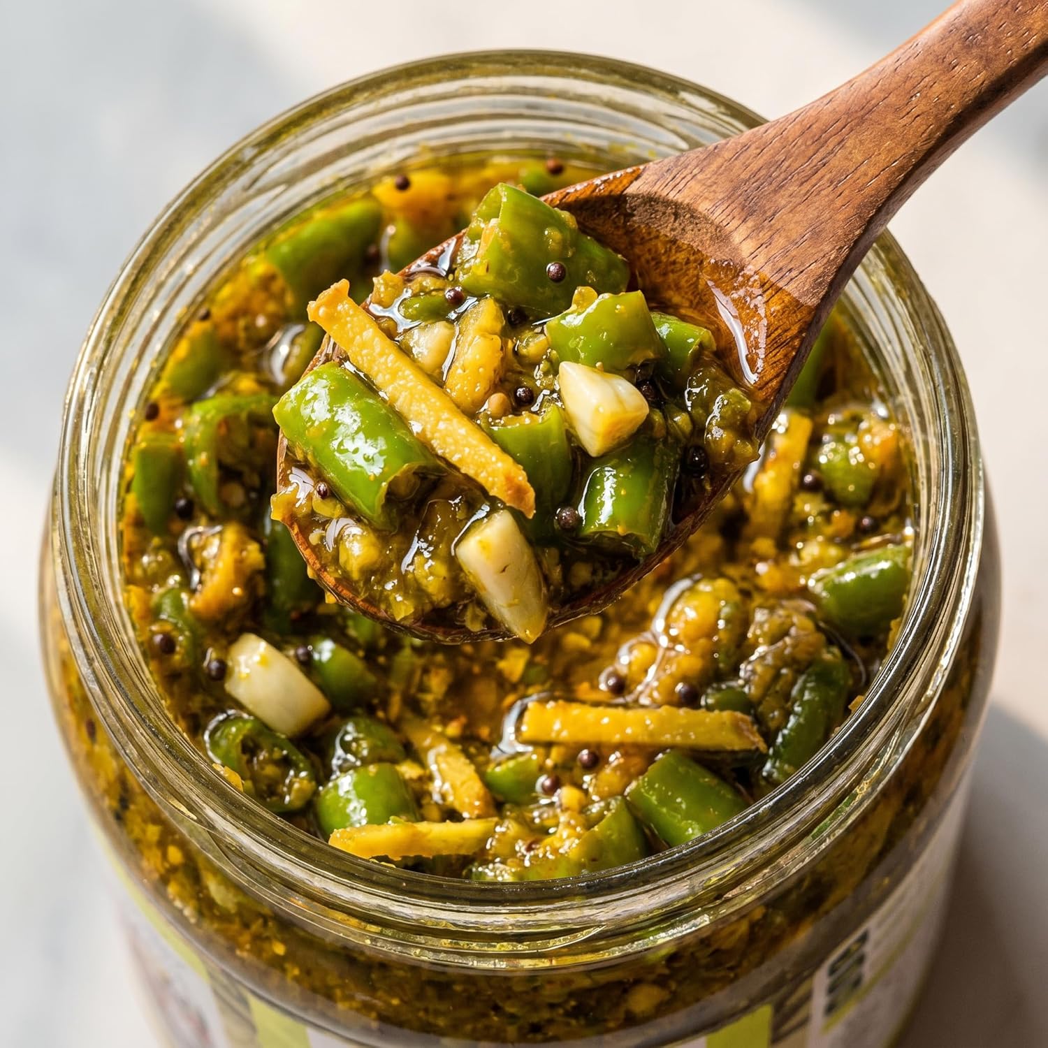 Swad-e-Mirchi Green Chilli Pickle