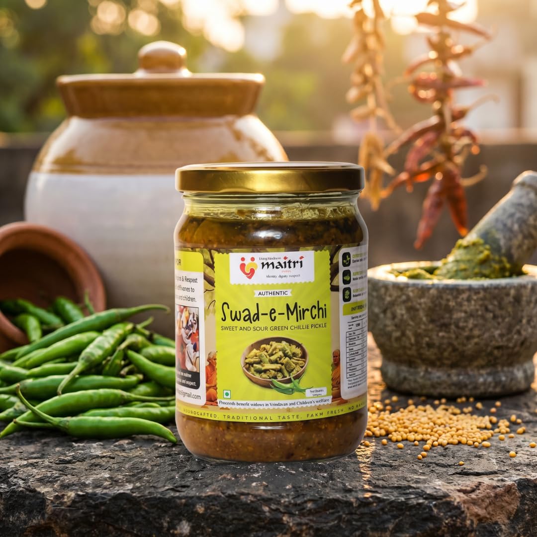 Swad-e-Mirchi Green Chilli Pickle