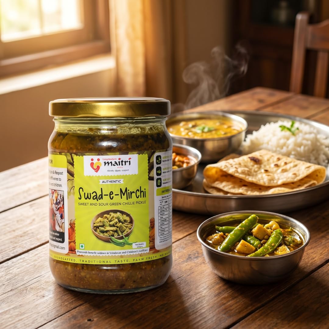 Swad-e-Mirchi Green Chilli Pickle