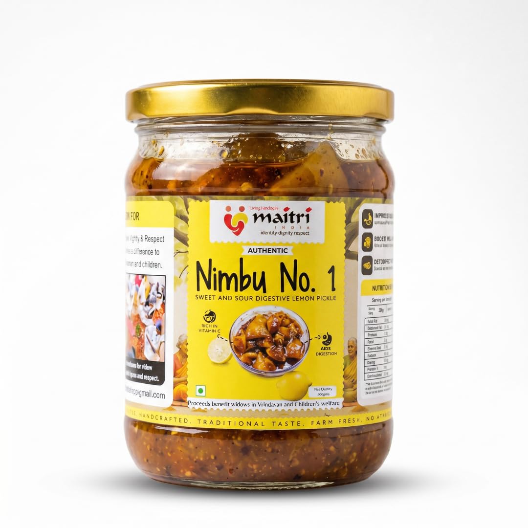 Sweet & Sour Lemon Pickle - Nimbu ka Achar