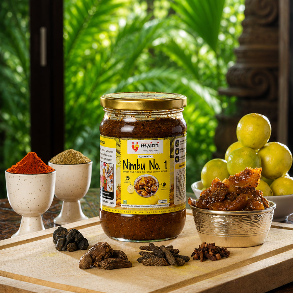 Sweet & Sour Lemon Pickle - Nimbu ka Achar