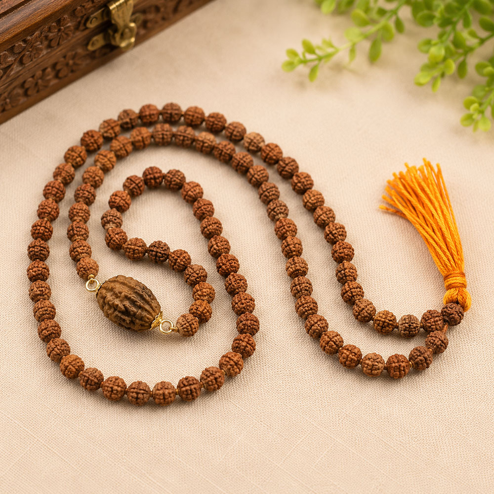 Premium 1 Mukhi Rudraksha Mala