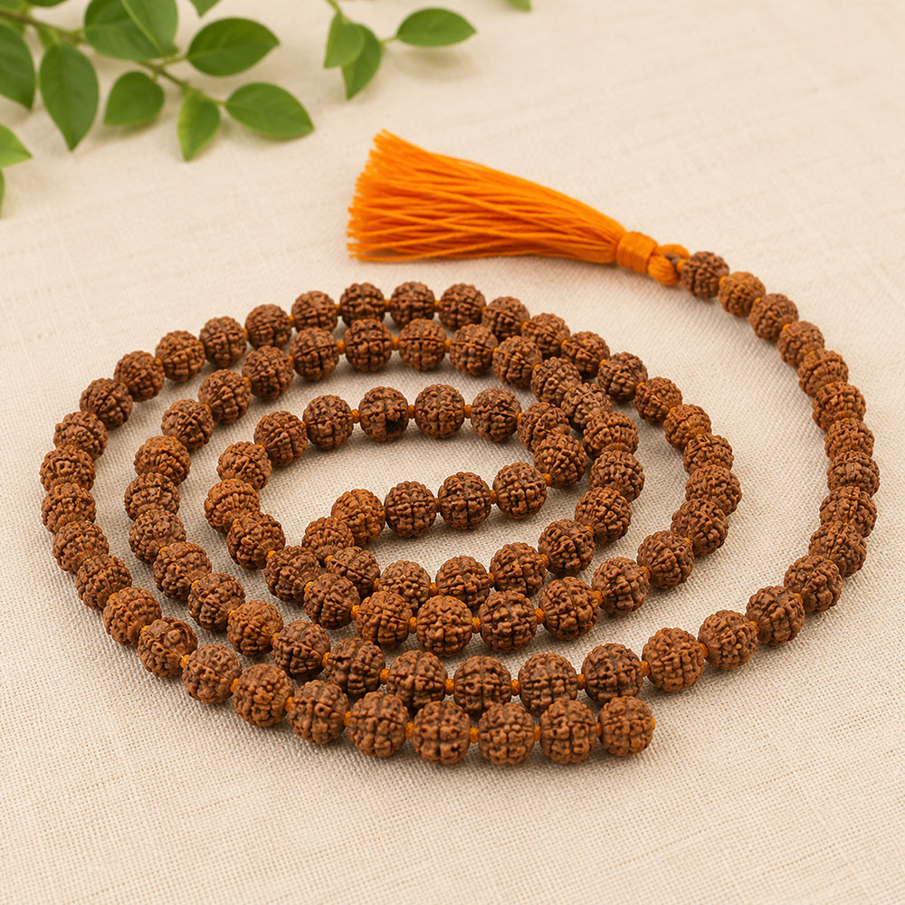 Premium 5 Mukhi Rudraksha Pathri Mala