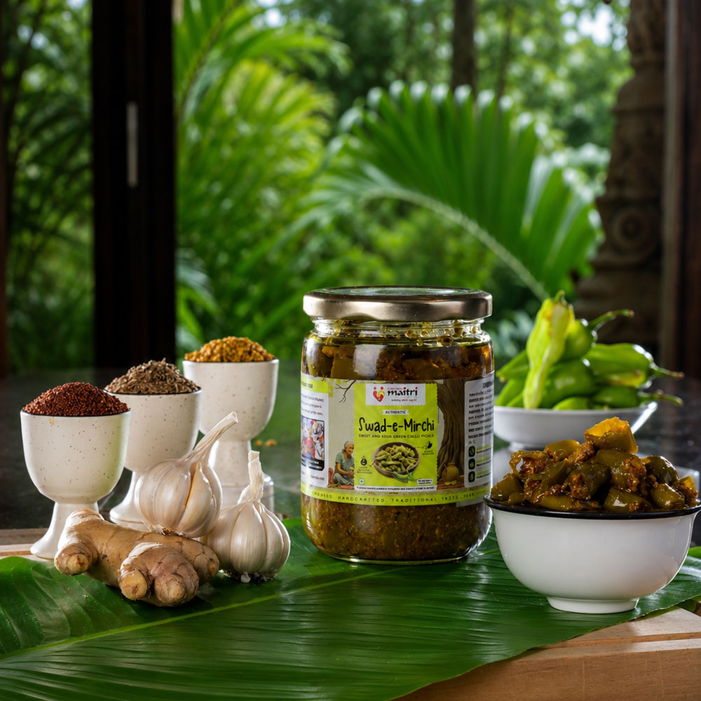 Swad-e-Mirchi Green Chilli Pickle